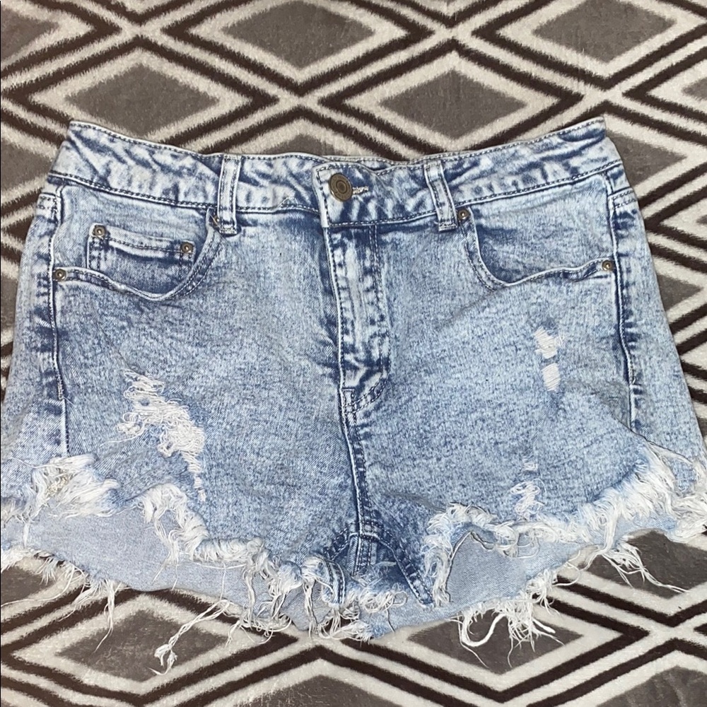 Denim Distressed Women's Shorts